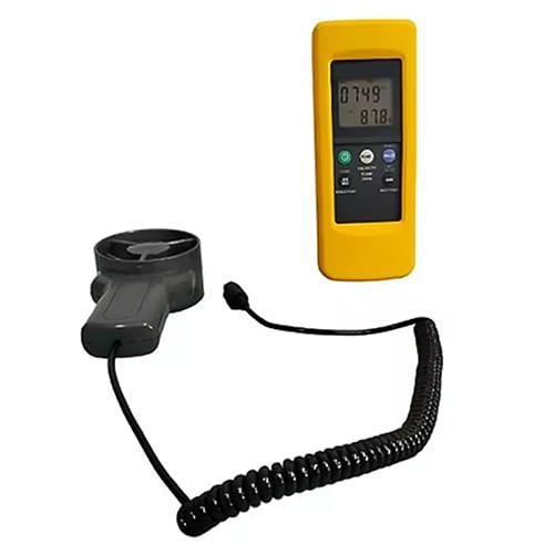 High-Accuracy Vane Anemometer with Dual LCD Display - Enviro Testers