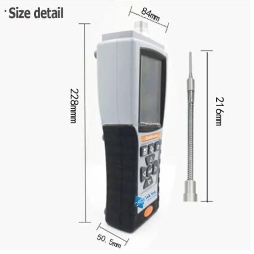 Enviro Testers Hydrogen H2 Portable Gas Detector With Inner Pump Analyzer With Alarm