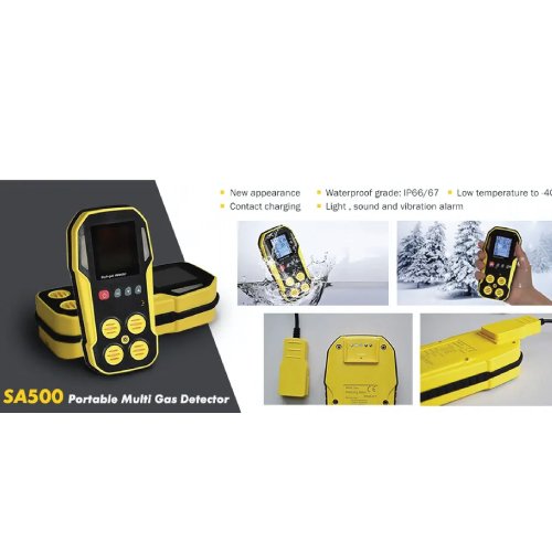 Enviro Testers Gas Detector, CH4 CO, O2, H2S Multi 4 Gas Analyzer