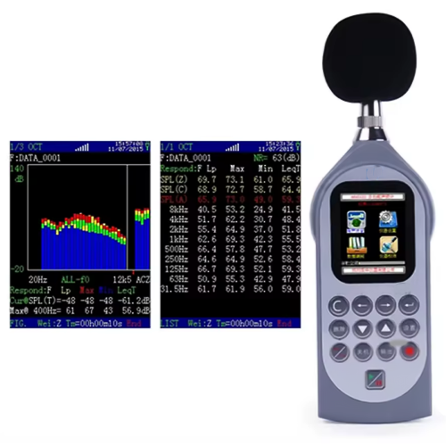ETEASLM-388-2.png Multi-Functional Handheld Noise & Vibration Sound Level Meter Analyzer - Enviro Testers