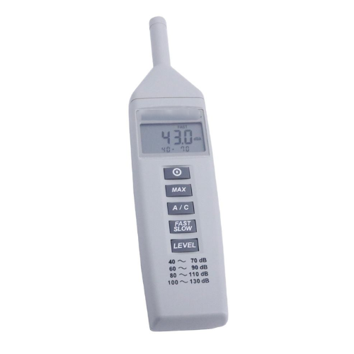 ETEASLM-390-1.png Digital Sound Level Meter, 40~130dB, A/C Weighting, MAX/MIN - Enviro Testers