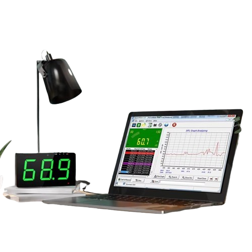 ETEASLM-396-1.png Smart Sound Level Meter with Tuya App | 30~130dB Digital Noise Tester - Enviro Testers