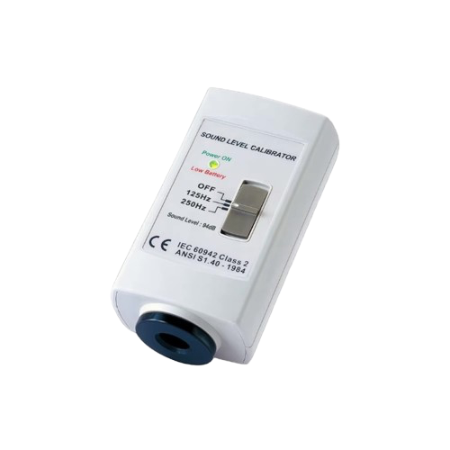 ETEASLM-397.png Professional Sound Calibrator 94dB with 125Hz & 250Hz Dual Frequency - Enviro Testers