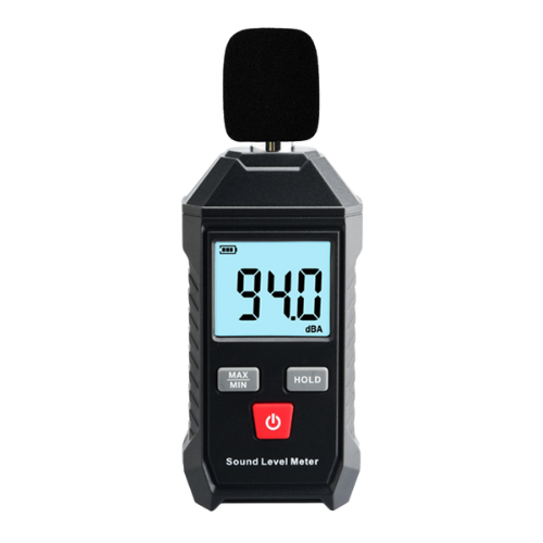 ETEASLM-429.png Red Digital Sound Level Meter 30–130dBA with Backlight Display - Enviro Testers