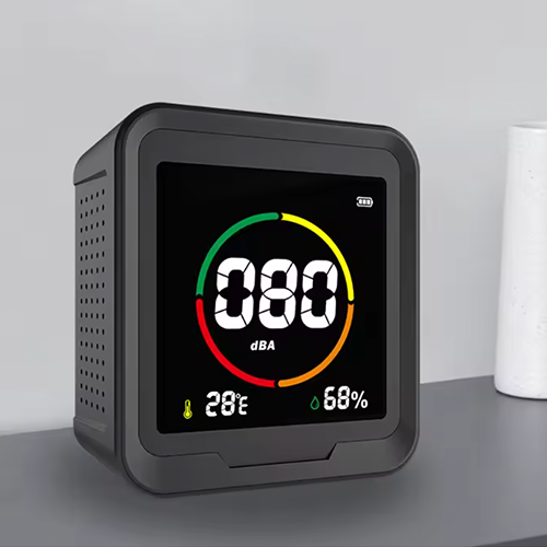 Digital Noise Detector with LCD Screen and Temperature Humidity Sensor - Enviro Testers 