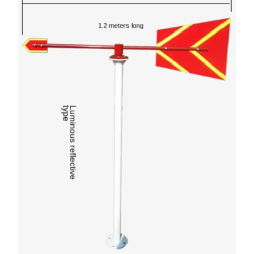 Customizable Mechanical Anemometer, Wind direction vane with Galvanized Bracket - Enviro Testers