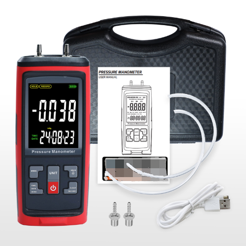 High Accuracy Portable Digital Manometer - Enviro Testers