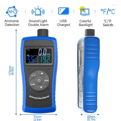 Enviro Testers Ammonia Gas Monitoring Detector