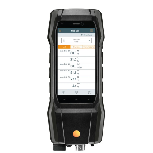 Smart-Touch Combustion Analyzer with Advanced Sensor Protection - Enviro Testers