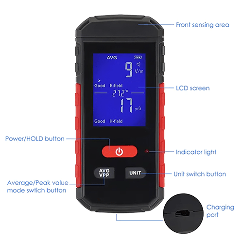 Enviro Testers Rechargeable EMF Radiation Detector