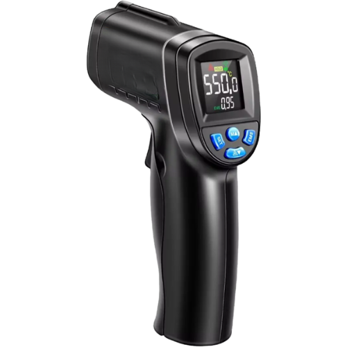 Precision Infrared Thermometer with Fast Response and Adjustable Emissivity- Enviro Testers