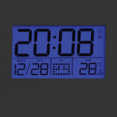 Digital Thermometer Radio Clock with Large LCD - Enviro Testers
