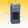 Enviro Testers Factory Supply Lithium Battery Digital Multi Gas Detector