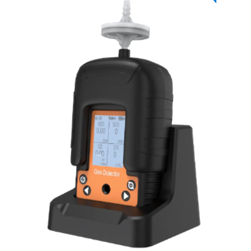 4-in-1 Gas Detector w/ Vibration, Light Alarms, Pump – Enviro Testers