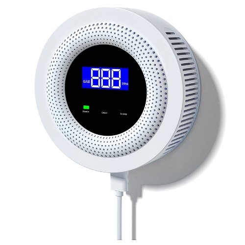 Smart WiFi Gas & Heat Detector with High-Intensity Alarm Sensor - Enviro Testers