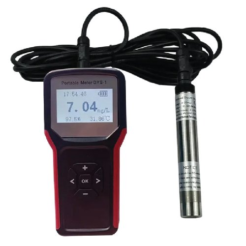 Enviro Testers Aquarium Dissolved Oxygen Sensor Meter Portable Dissolved Oxygen pH Meter Water Oxygen Tester - Protection level IP68