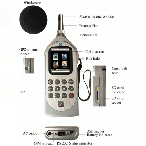 ETESFLM-204-01.png Enviro Testers Digital Audio Decibel Meter Sound Level Meter