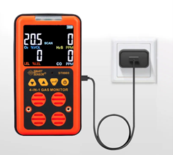 Enviro Testers 4 in 1 Multi Gas Detector Monitor