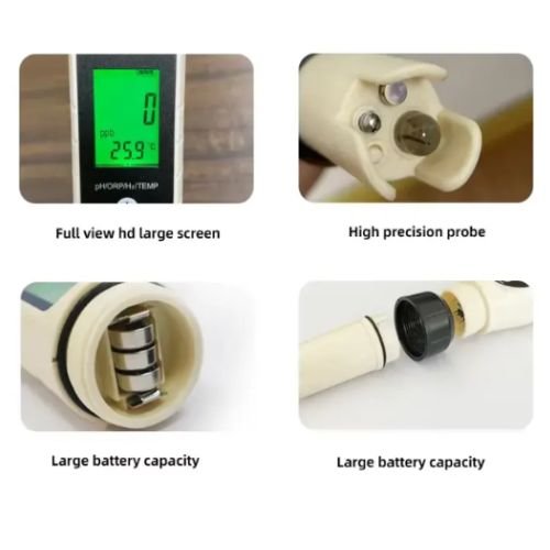 ETEWQT-225-3.jpg 4-in-1 pH, H₂, ORP & Temperature Water Quality Tester- Enviro Testers