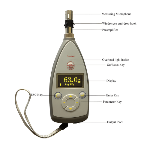 GAO-Tek-RST-104-2.png Enviro Testers Alarm Digital Sound Level Meter