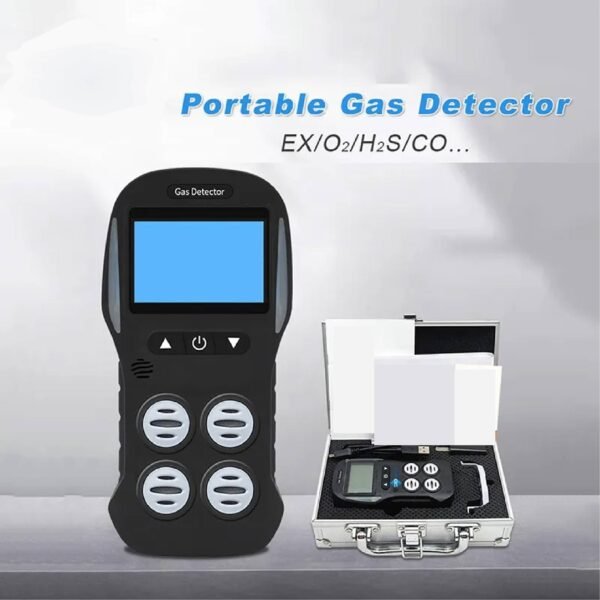 Enviro Testers Portable Multi Gas Detector Monitor Rechargeable 4 In 1 Gas Meter Tester Analyze