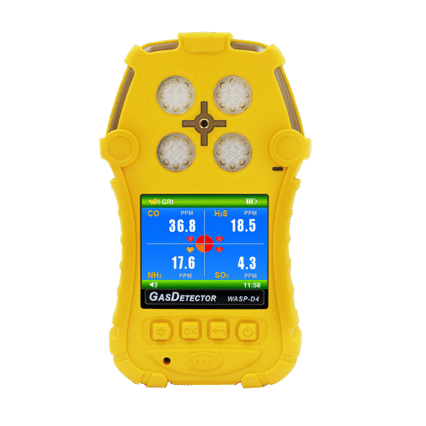 Gas Detector for H2S/CO/LEL/O2 (High Accuracy, Dust Proof)