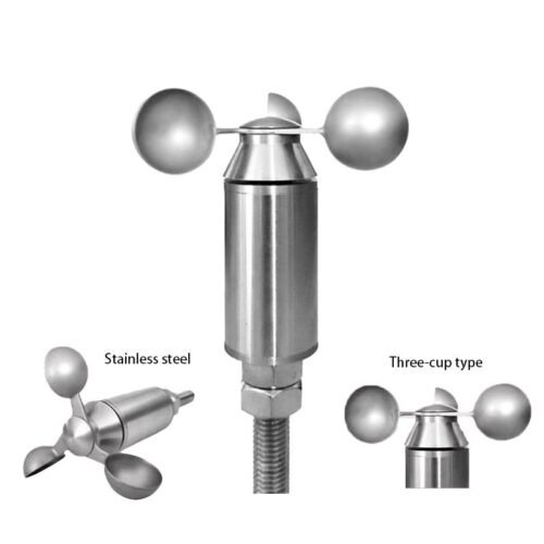 High-Precision Stainless Steel Three-Cup Wind Speed Sensor - Enviro Testers