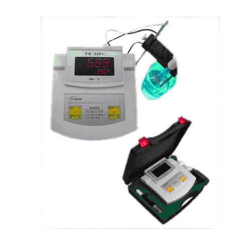 PH Meter with Temperature (High Resolution, Accuracy)