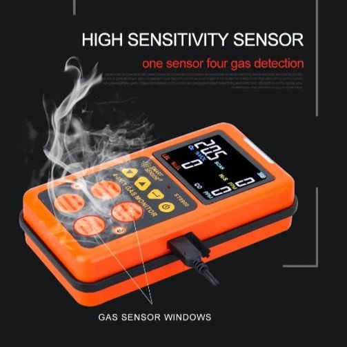 Enviro Testers 4 in 1 Multi Gas Detector - Enviro Testers