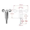 High-Precision Stainless Steel Three-Cup Wind Speed Sensor - Enviro Testers
