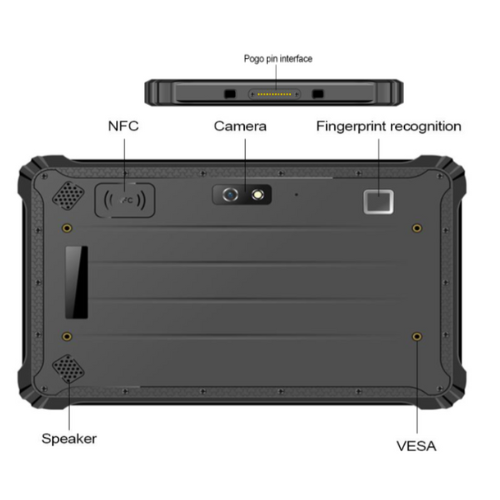 Rugged 8-inch Android Tablet with 4G, NFC, IP67, and Rich I/O Ports - Enviro Testers