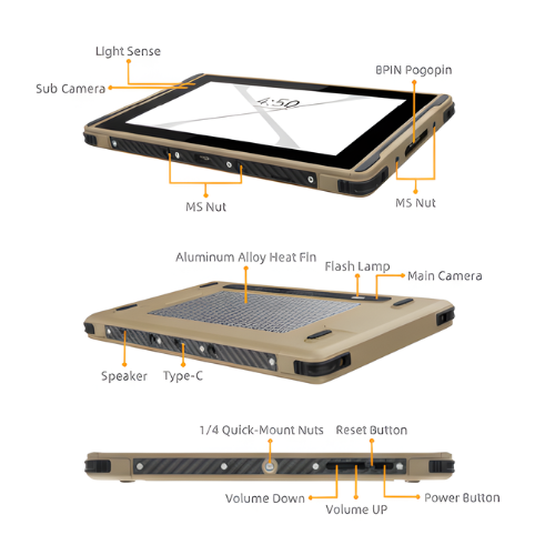Rugged 7-Inch Ultra-Bright Android Tablet for Extreme Outdoor Use – Enviro Testers