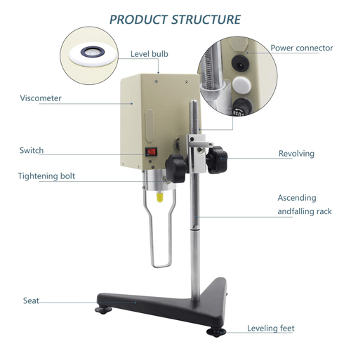 Enviro Testers Digital Liquid Oil Ink Viscometer