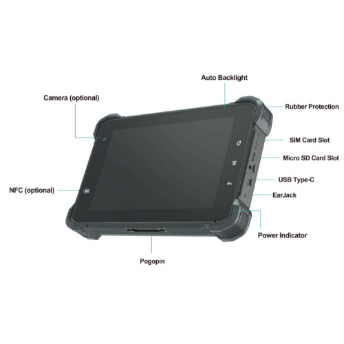 Rugged 7- Inch Android 12 Tablet IP67 Waterproof Dustproof GPS 4G WiFi - Enviro Testers