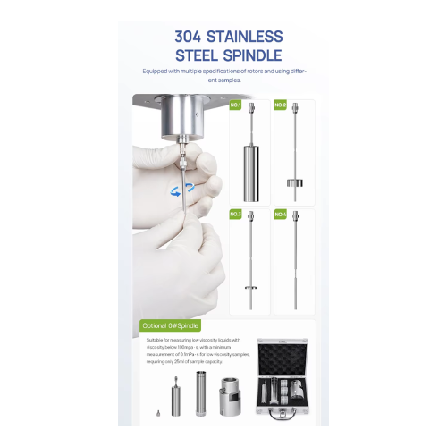 Touch Screen Rotational Viscometer with Calibration Function - Enviro Testers