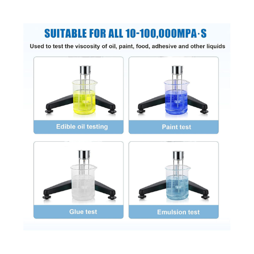 Touch Screen Viscometer with Stepless Speed & Calibration - Enviro Testers