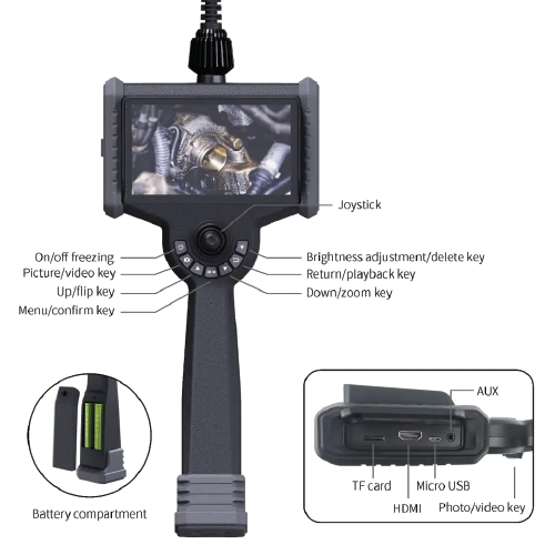 Enviro Testers Aircraft Industrial Video Endoscope