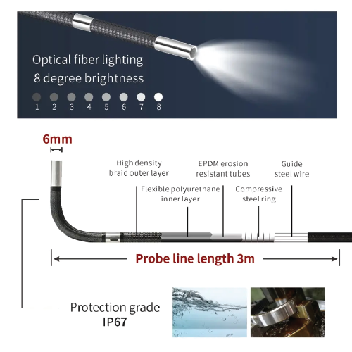 Enviro Testers Aircraft Industrial Video Endoscope