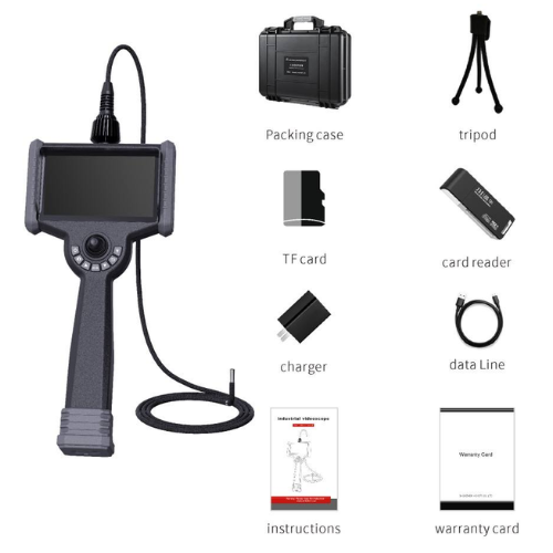 Portable Fiber Optic Borescope Industrial Endoscope with Night Vision - Enviro Testers