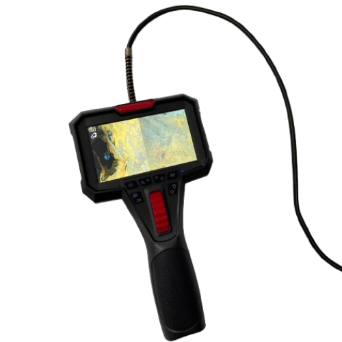Portable Industrial Endoscope with Dual Lens and 4.5 in Display - Enviro Testers