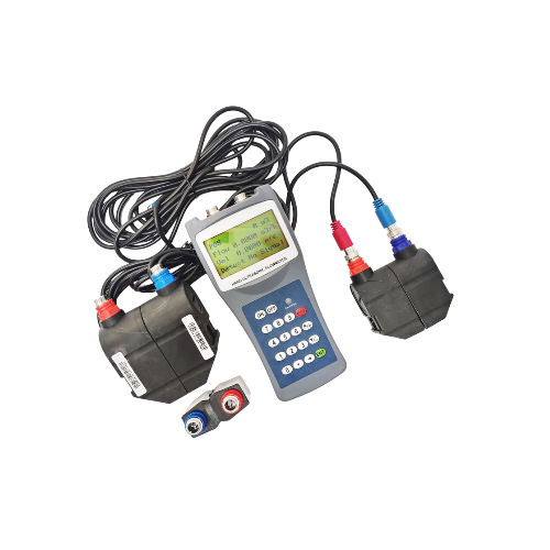 IP68 Handheld Ultrasonic Flow Meter Battery Powered with High Accuracy – Enviro Testers