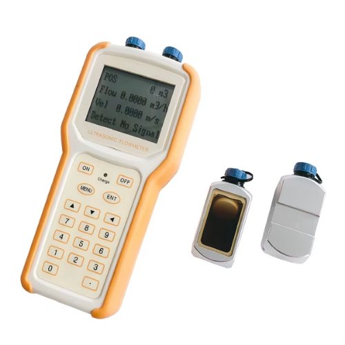 Handheld Portable Clamp-On Ultrasonic Flow Meter Data Logger - Enviro Testers